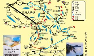黄山旅游路线图